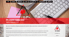 Desktop Screenshot of dpa-training.co.za
