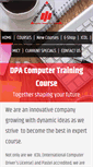 Mobile Screenshot of dpa-training.co.za